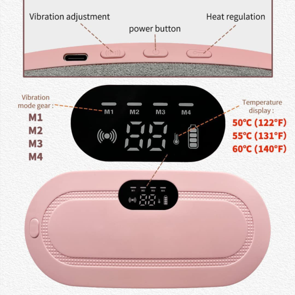 Portable Heating Pad for Menstrual Cramps Relief